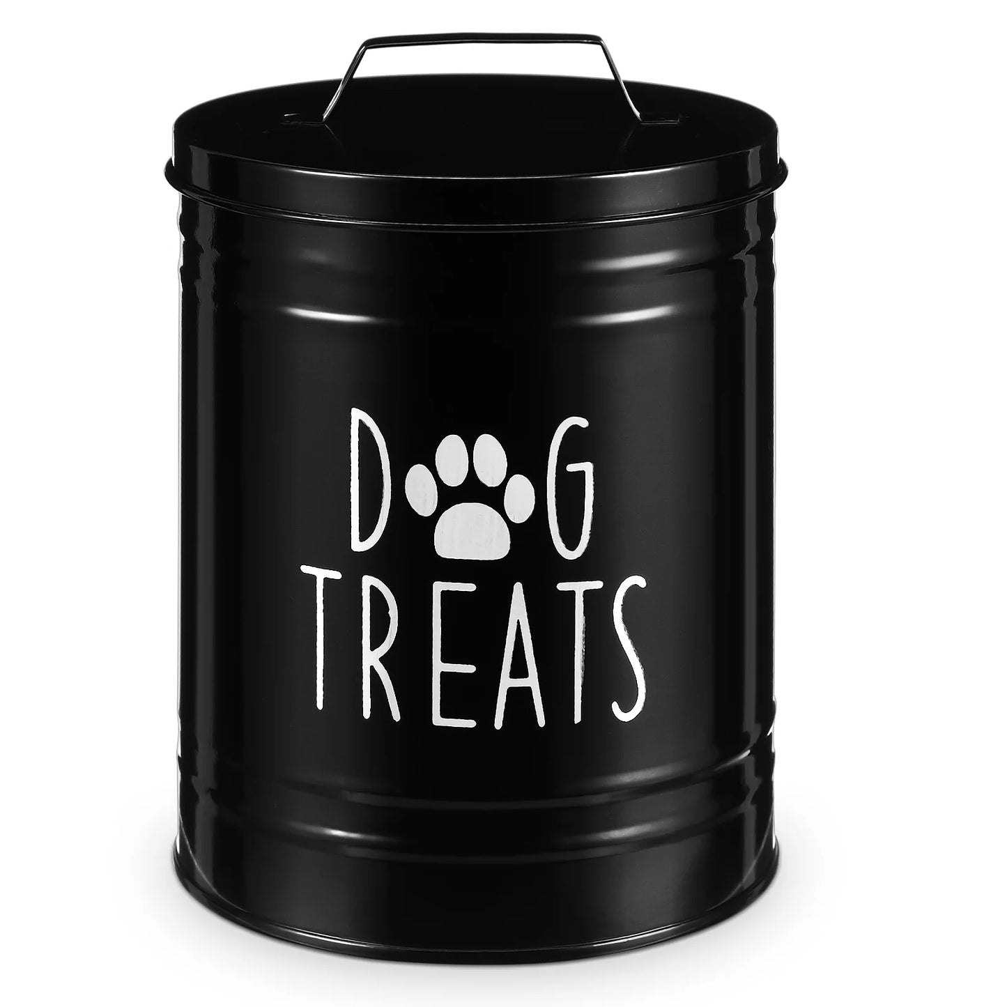 Pote para Petiscos de Cachorro Hermético com Tampa Vedação a Ar, Armazenamento de Ração de Cachorro, Tanque de Armazenamento de Ração de Cachorro, Lixeira de Cozinha, suprimentos para Pet Food