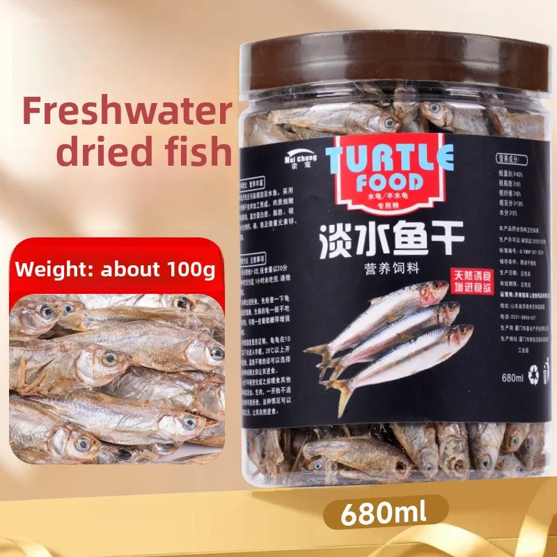 Naichong Small Pet & Reptile Freeze-Dried Food - Diet for Hamsters,Sugar Gliders,Turtles&Fish with Dried Fish,Shrimp & Mealworms