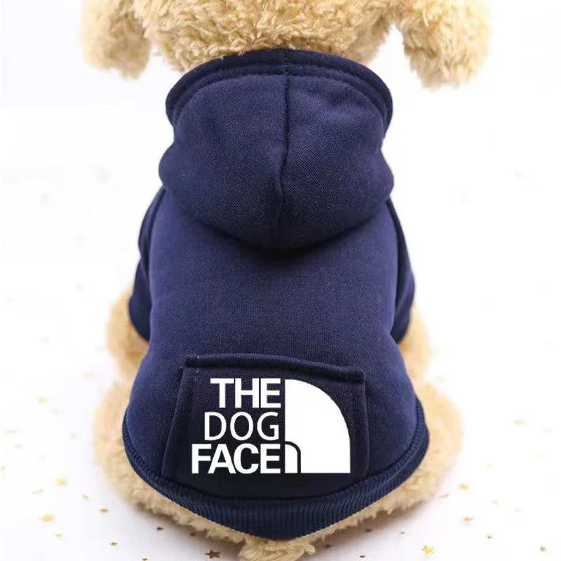 New Autumn And Winter Pet Warm Sweater Cowboy Pocket Two-legged Clothes Sports Wind Pet Clothes Dog Cat Pet Clothes Supplies