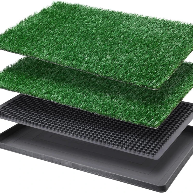 Tapis de toilette imperméable pour animaux de compagnie, utilisable en intérieur comme en extérieur. Remplace l'urine. Lavable et imperméable. Accessoires pour animaux de compagnie. 