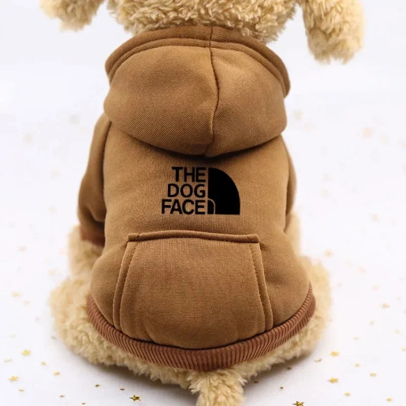 New Autumn And Winter Pet Warm Sweater Cowboy Pocket Two-legged Clothes Sports Wind Pet Clothes Dog Cat Pet Clothes Supplies